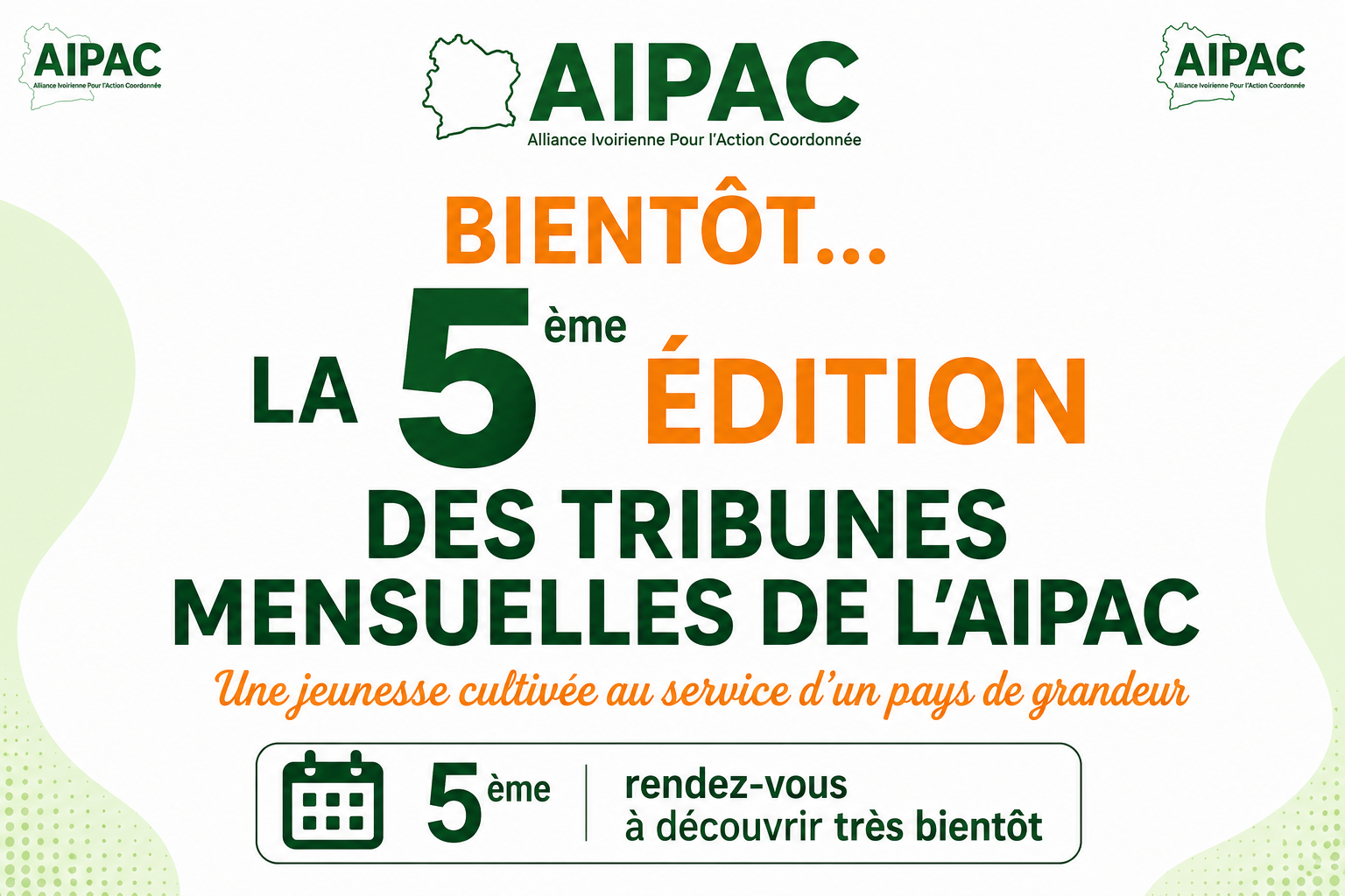 CINQUIEME EDITION DES TRIBUNES MENSUELLES